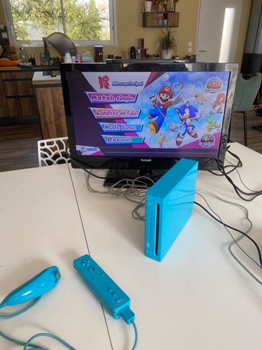 Nintendo wii bleu - nintendo, mario